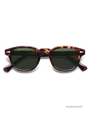 Retro Small Round Sunglasses UV400 Full Coverage Spring Hinges